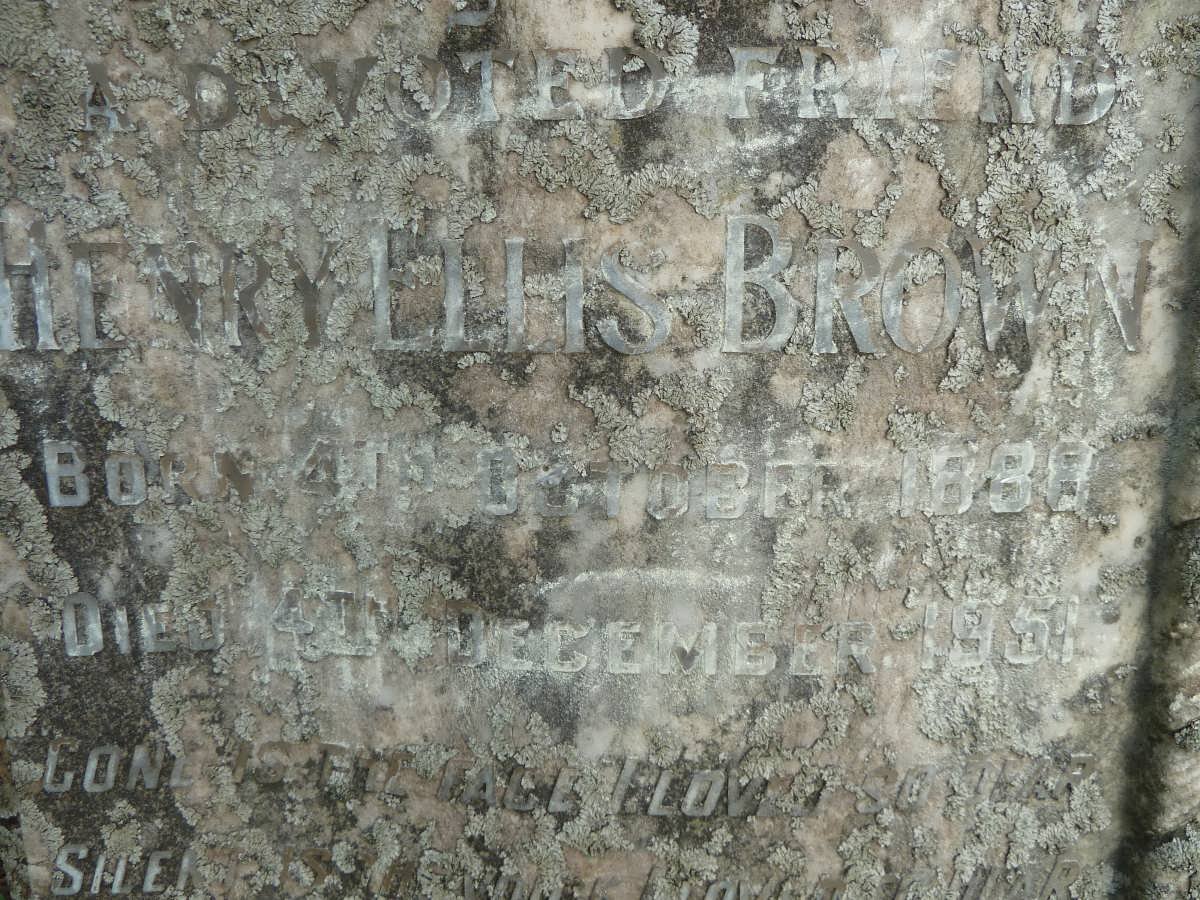 BROWN Henry Ellis 1888-1951