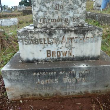 BROWN Isabella Aitchison -1925