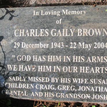 BROWN Charles Gaily 1943-2004