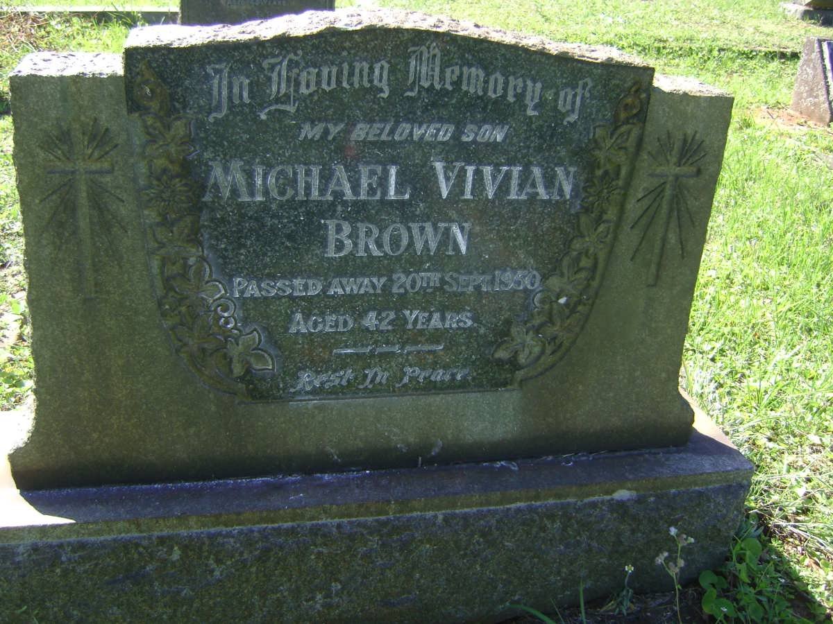 BROWN Michael Vivian -1950