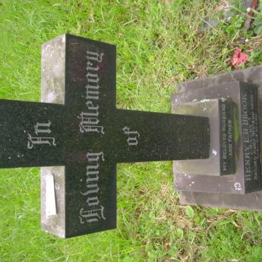 BROOK Henry E.R. -1966 &amp; Thelma Lillian 1907-1993