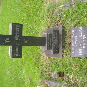 BROOK Henry E.R. -1966 &amp; Thelma Lillian 1907-1993 