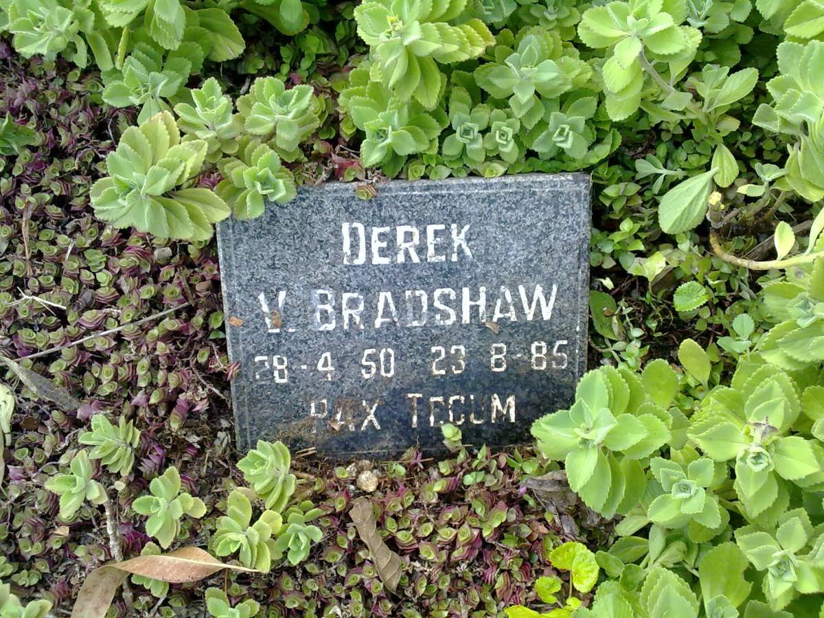 BRADSHAW Derek 1950-1985