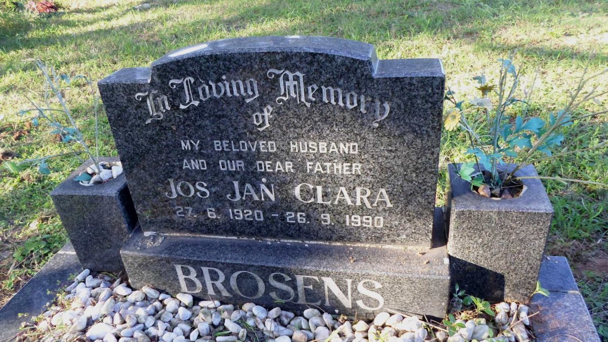 BROSENS Jos Jan Clara 1920-1990