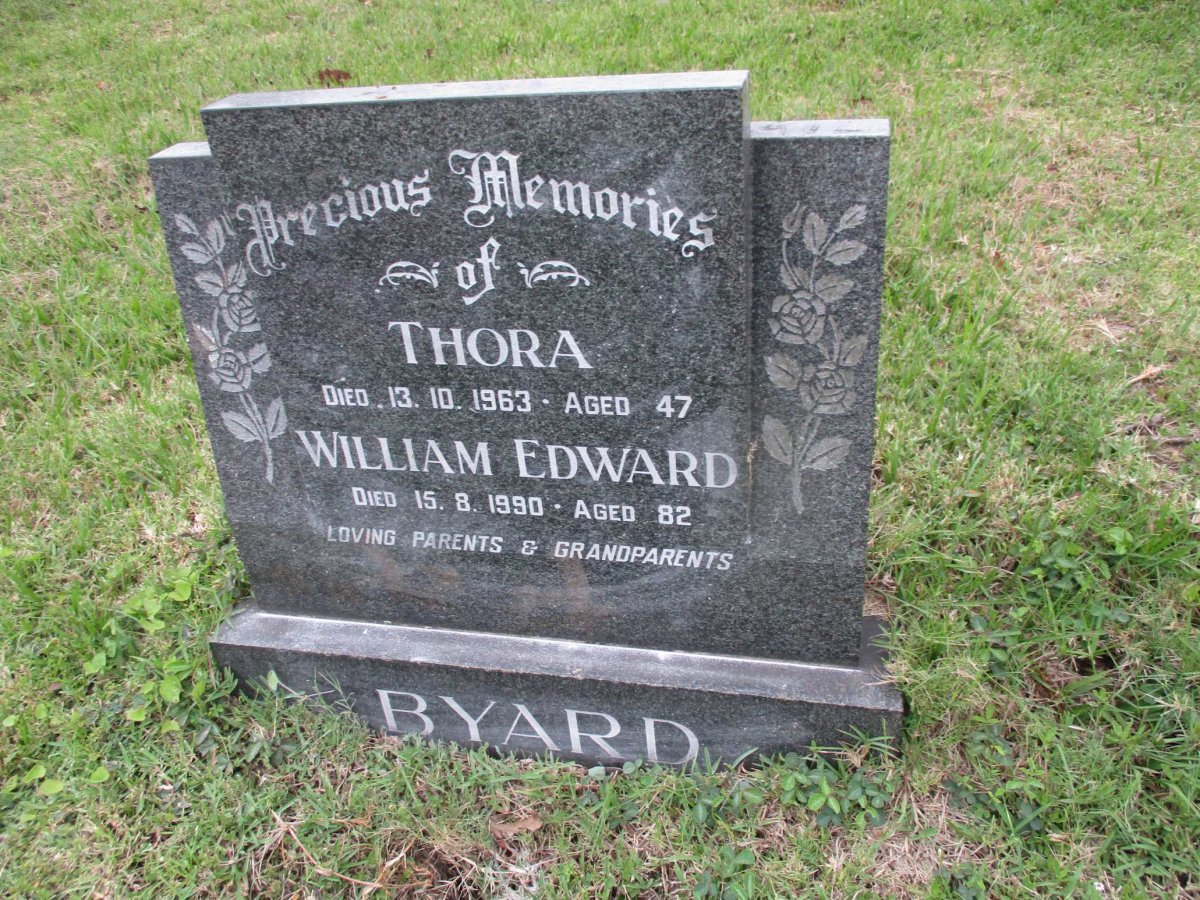 BYARD William Edward -1990 &amp; Thora -1963