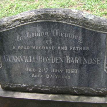 BARENDSE Glanville Royden -1960