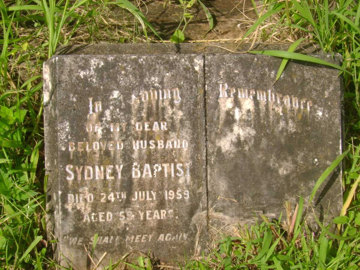 BAPTIST Sydney -1959