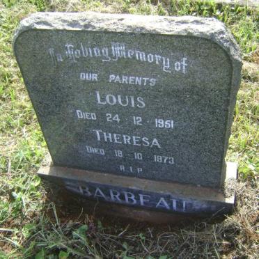 BARBEAU Louis -1951 &amp; Theresa -1973