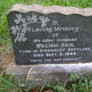 BAIN William -1944