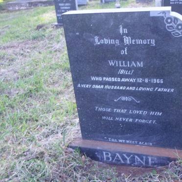 BAYNE William -1966
