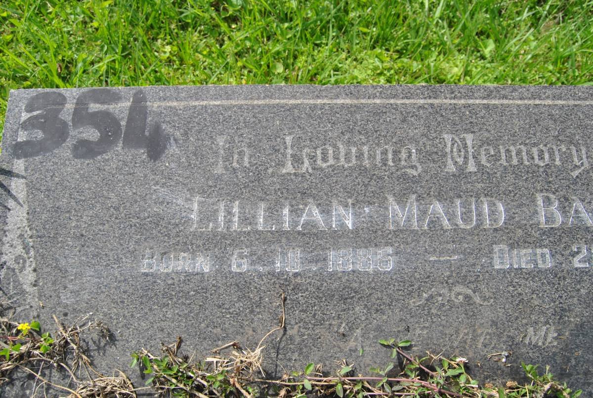 BAILLIE Lillian Maud 1886-1979