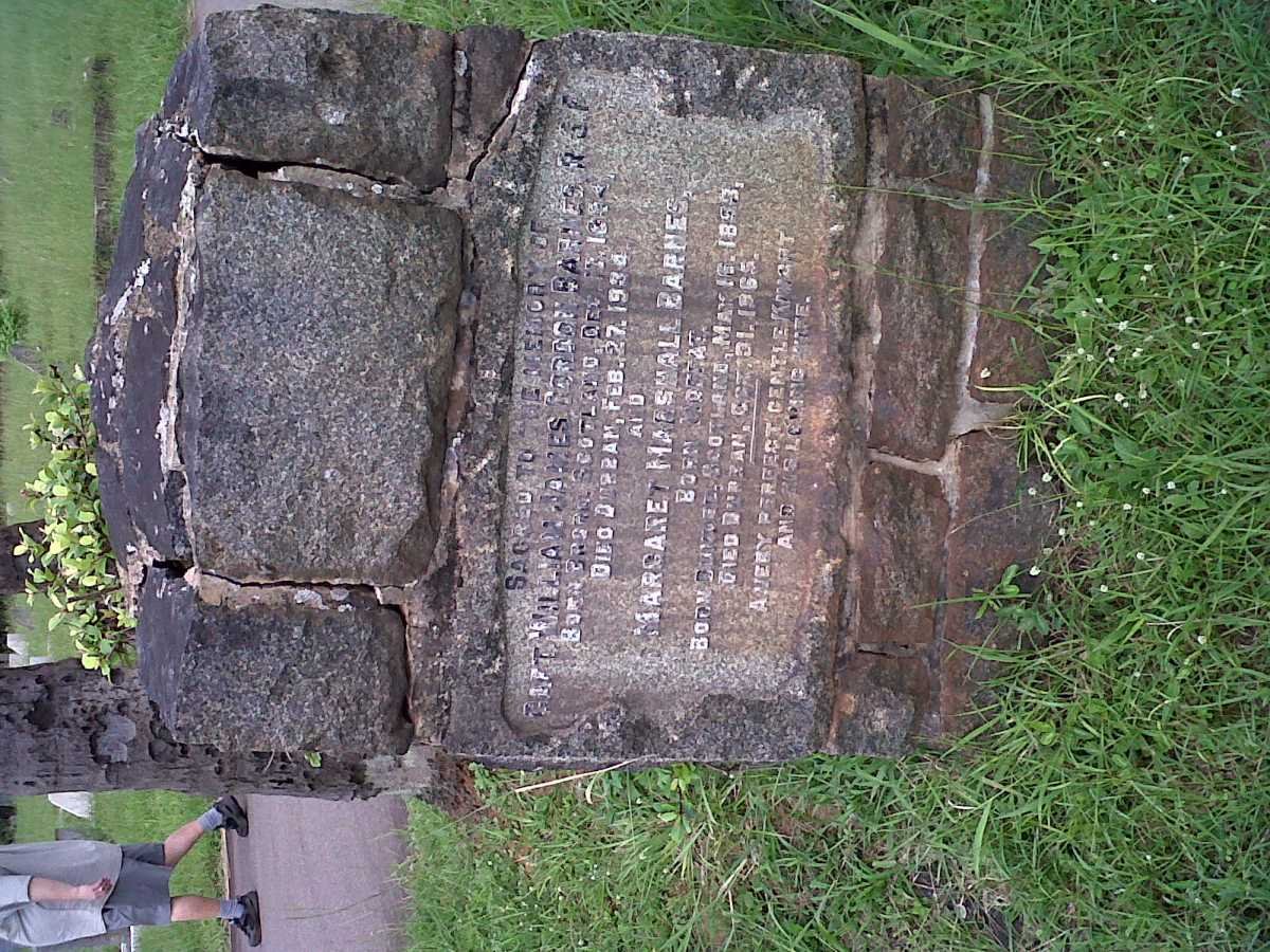 BARNES William James Gordon 1894-1934 &amp; Margaret Marshall MOFFAT 1893-1965
