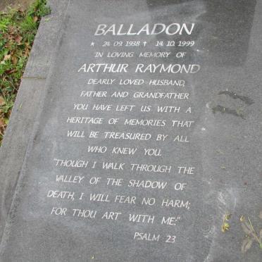 BALLADON Arthur Raymond 1938-1999