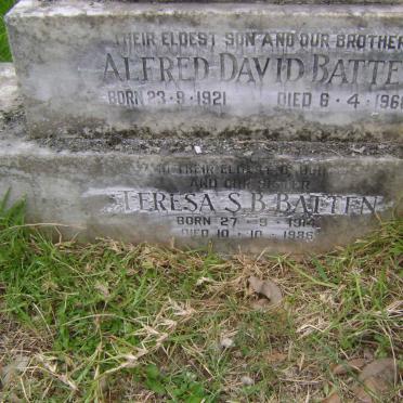 BATTEN Alfred David 1921-1968 :: BATTEN Teresa S.B. 1914-1986