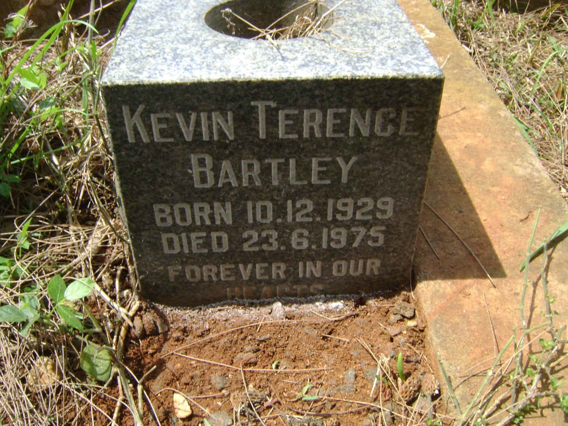 BARTLEY Kevin Terence 1929-1975
