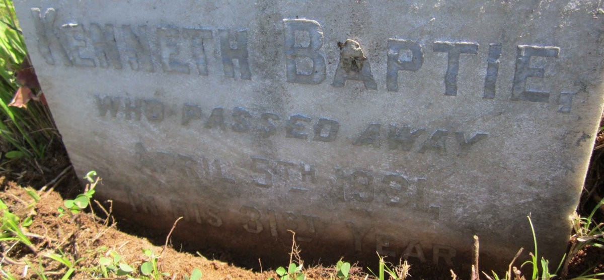 BAPTIE Kenneth -1931