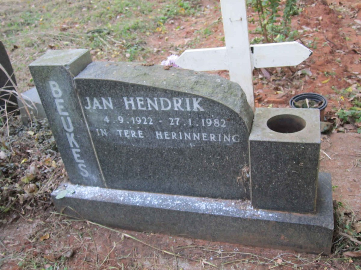 BEUKES Jan Hendrik 1922-1982