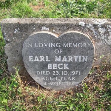 BECK Earl Martin -1971