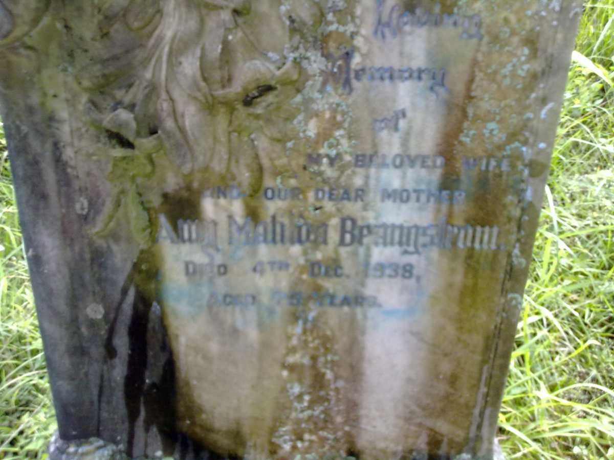 BEANGSTROM Amy Matilda -1938