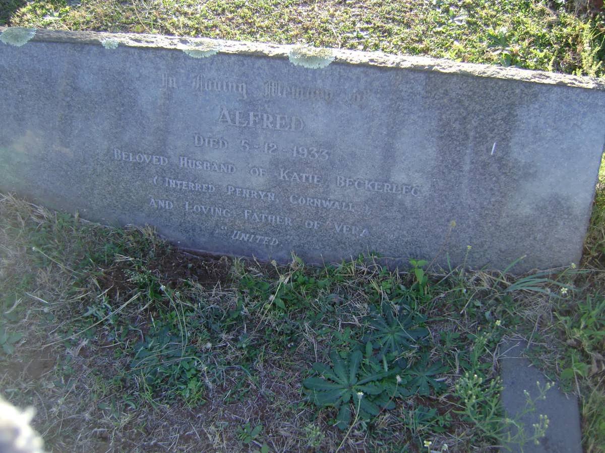 BECKERLEG Alfred -1933