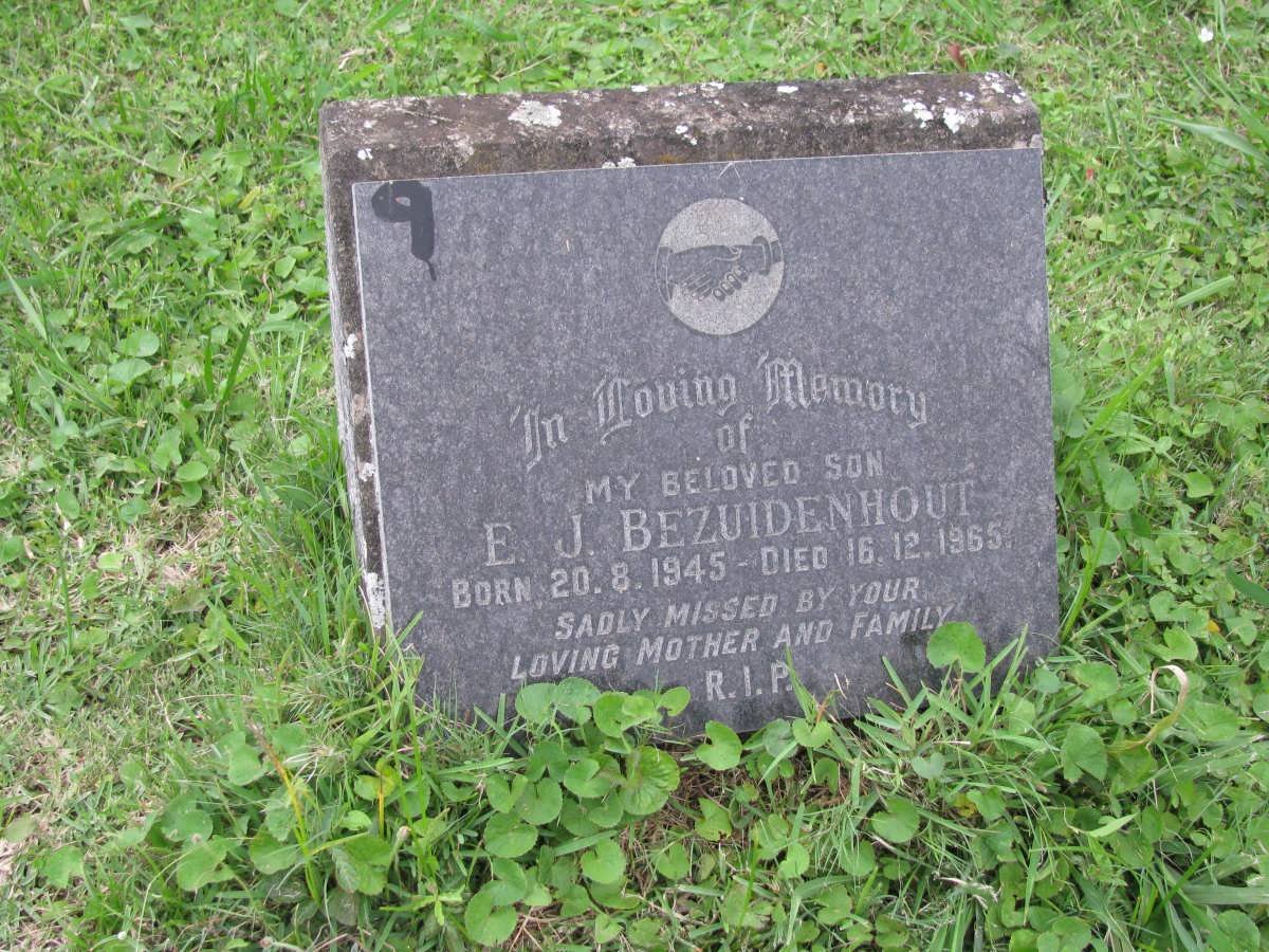 BEZUIDENHOUT Edward James 1945-1965