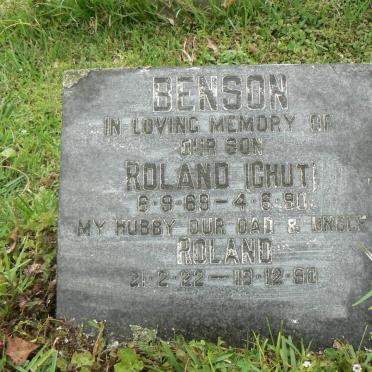BENSON Roland 1922-1990 :: BENSON Roland 1969-1990