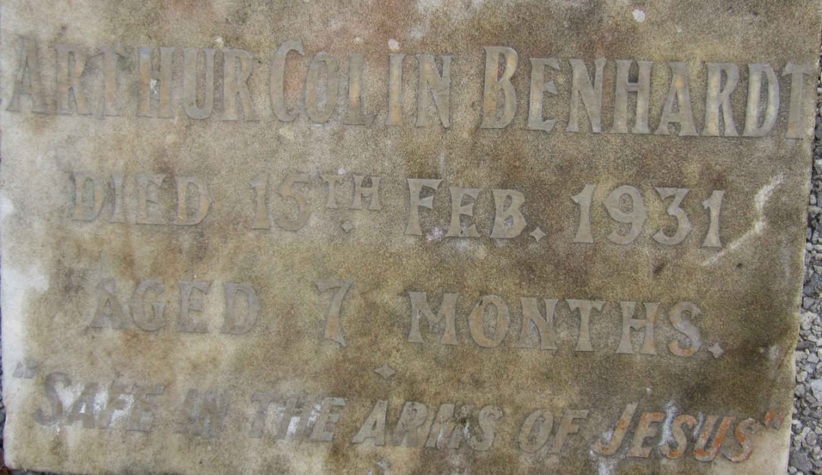 BENHARDT Arthur Colin -1931