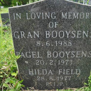 BOOYSENS Gran -1988 :: BOOYSENS Ragel -1973 :: FIELD Hilda -1977
