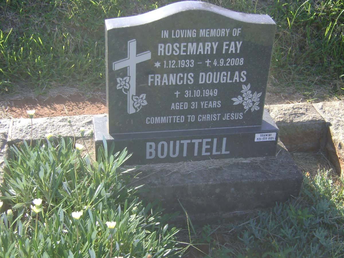 BOUTTELL Francis Douglas -1949 &amp; Rosemary Fay 1933-2008