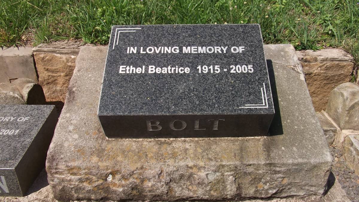 BOLT Ethel Beatrice 1915-2005