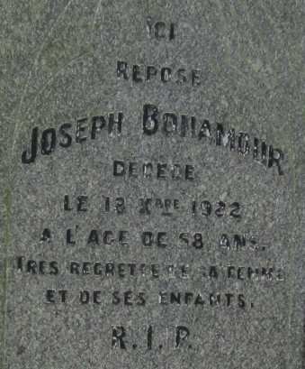 BONAMOUR Joseph -1922