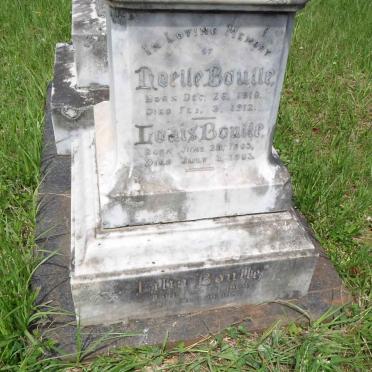 BOULLE Noelle 1910-1912 :: BOULLE Louis 1903-1903 :: BOULLE Lilia 1904-1957
