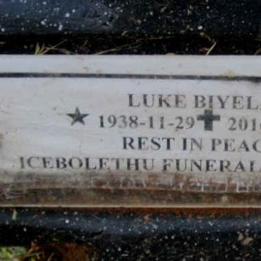BIYELA Luke 1938-2016