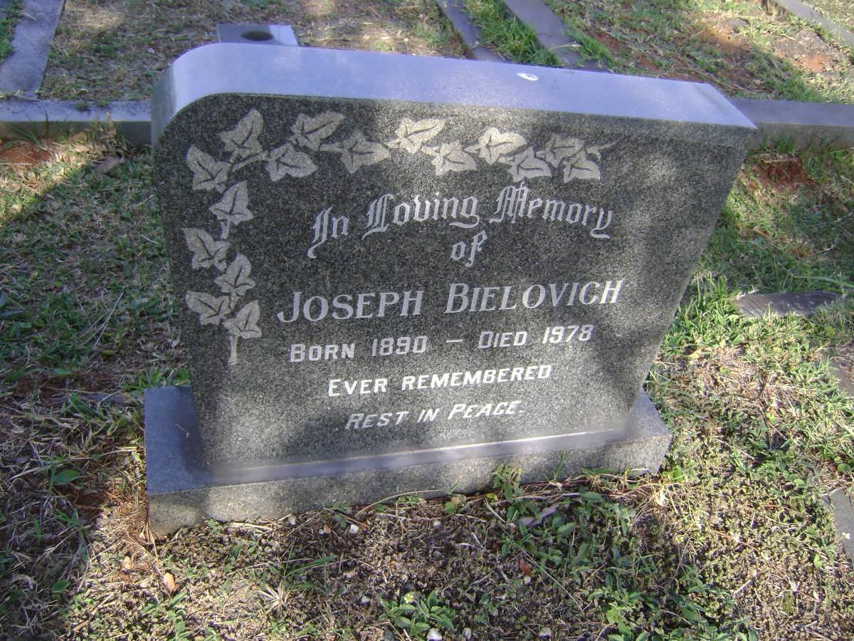 BIELOVICH Joseph 1890-1978