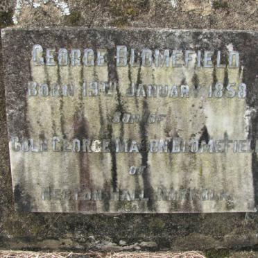 BLOMEFIELD George 1858-1934