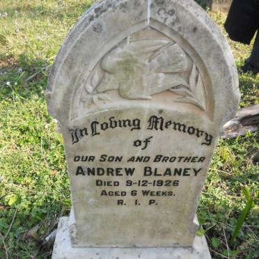 BLANEY Andrew -1926