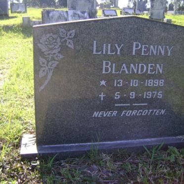 BLANDEN Lily Penny 1898-1975