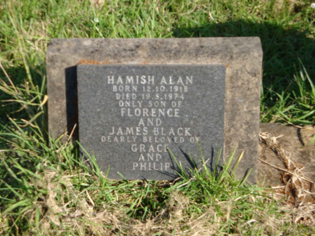 BLACK Hamish Alan 1918-1974