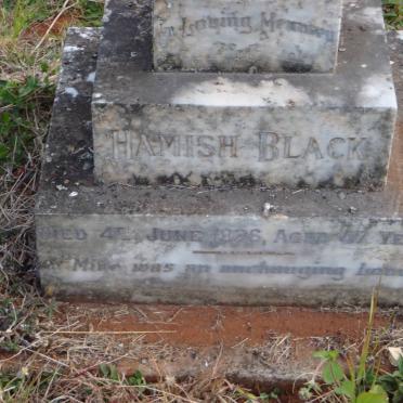 BLACK Hamish  -1926