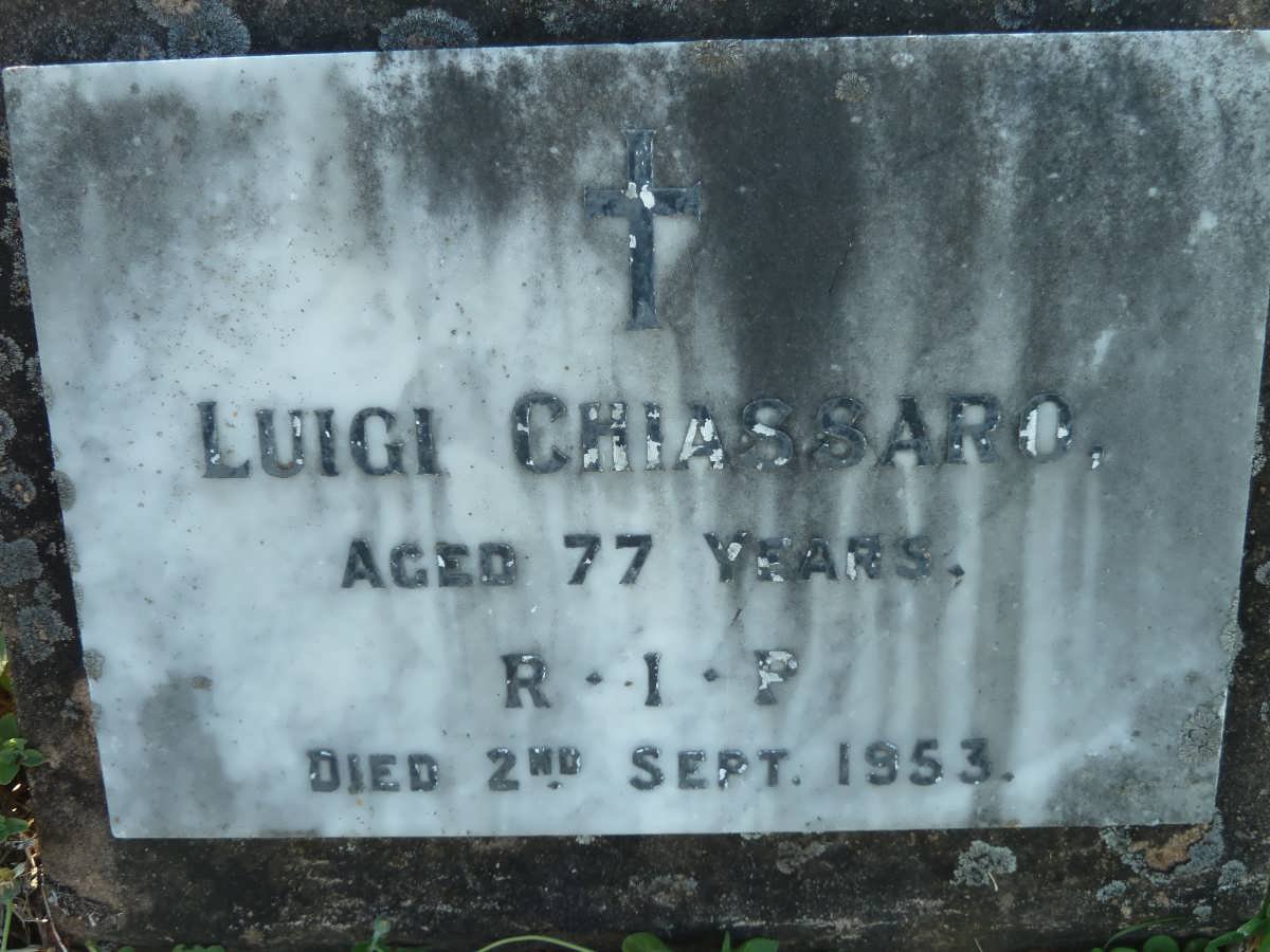 CHIASSARO Luigi -1953