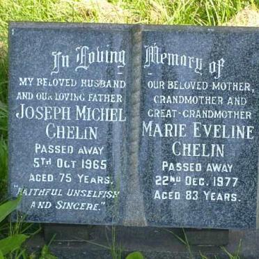 CHELIN Joseph Michel -1965 &amp; Marie Eveline -1977