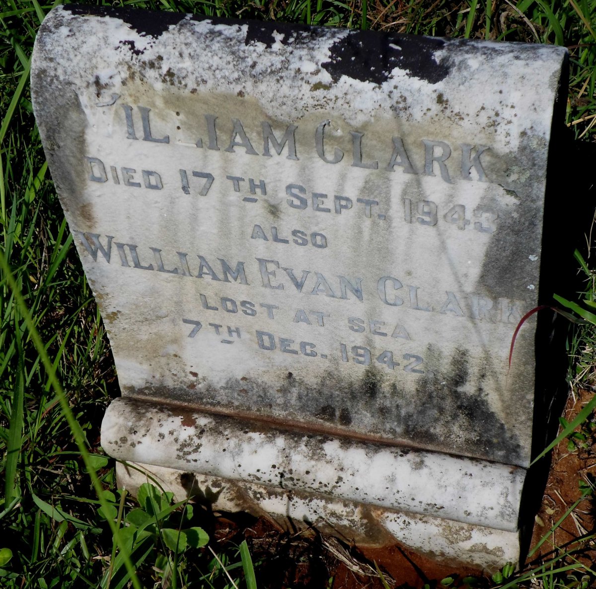 CLARK William -1943 :: CLARK William Evan -1942