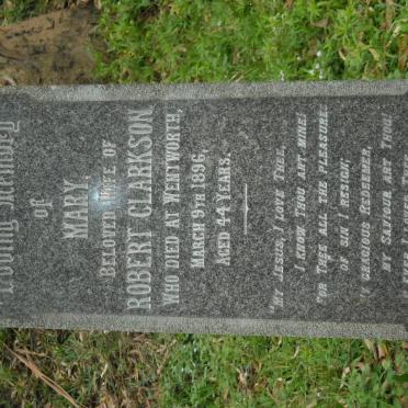 CLARKSON Mary -1896