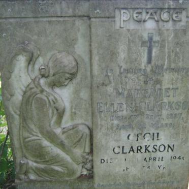 CLARKSON Cecil -1946 &amp; Margaret Ellen -1937 :: SIMPSON Frederic Louis -1985 &amp; Margaret Hellen -1981