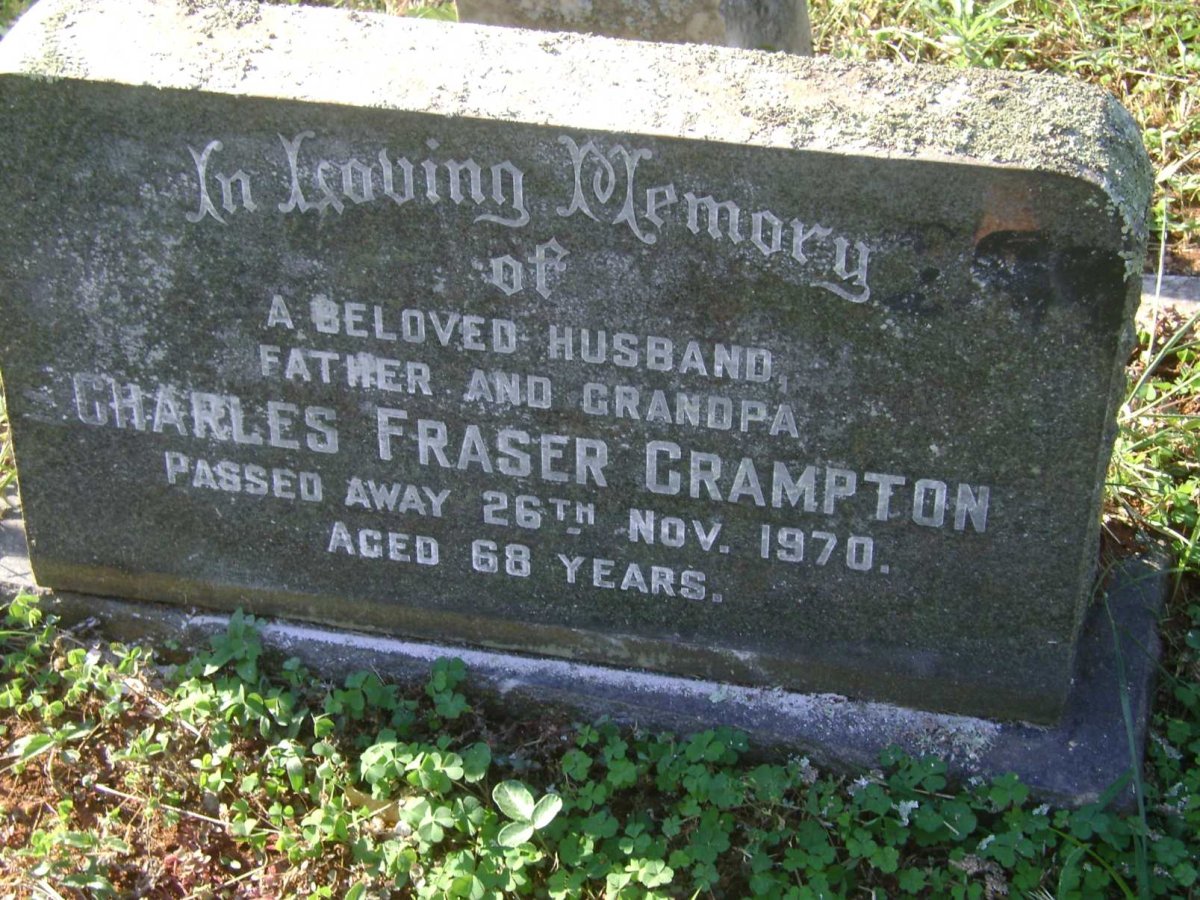 CRAMPTON Charles Fraser -1970