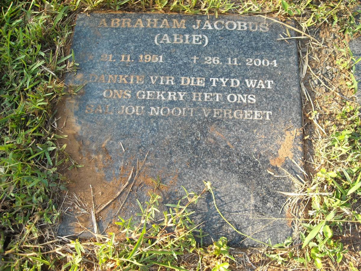 CRONJE Abraham Jacobus 1951-2004