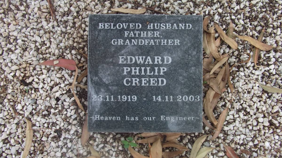 CREED Edward Philip 1919-2003