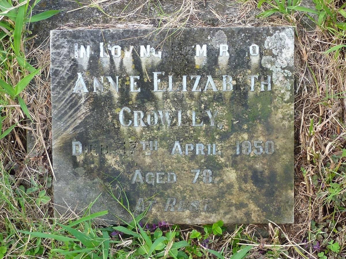 CROWLEY Anne Elizabeth -1950