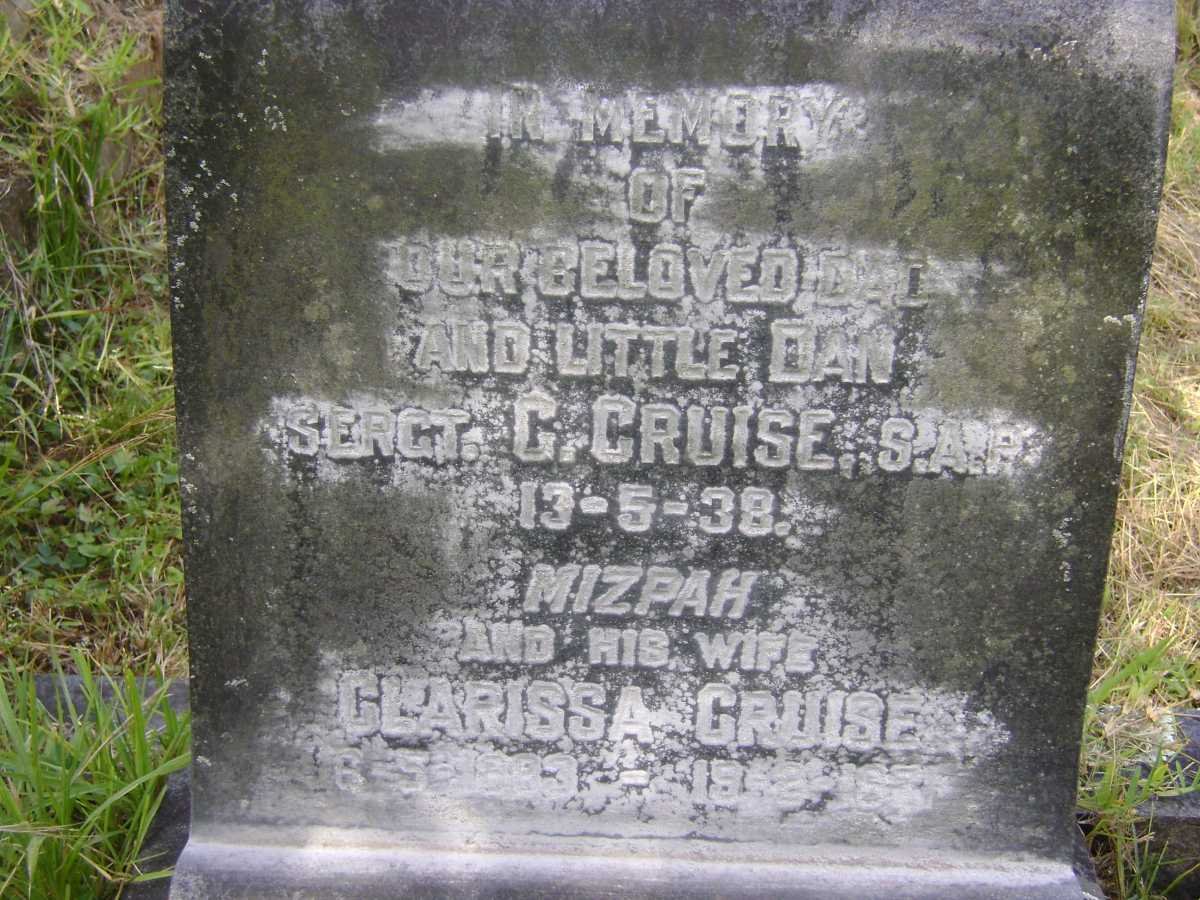 CRUISE G. -1938 &amp; Clarissa 1893-1971
