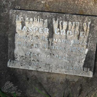 CROWE Jasper 1875-1922